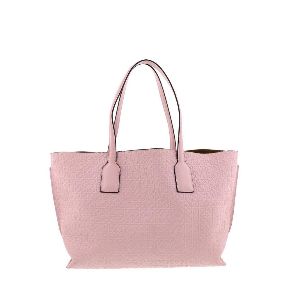 LOEWE T Shopper Bag Tote Pink Repeat Anagram